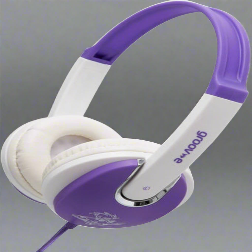 Groov-e 3.5mm Jack Kidz DJ Style Headphones - Violet - GV-590/VIOLET-0