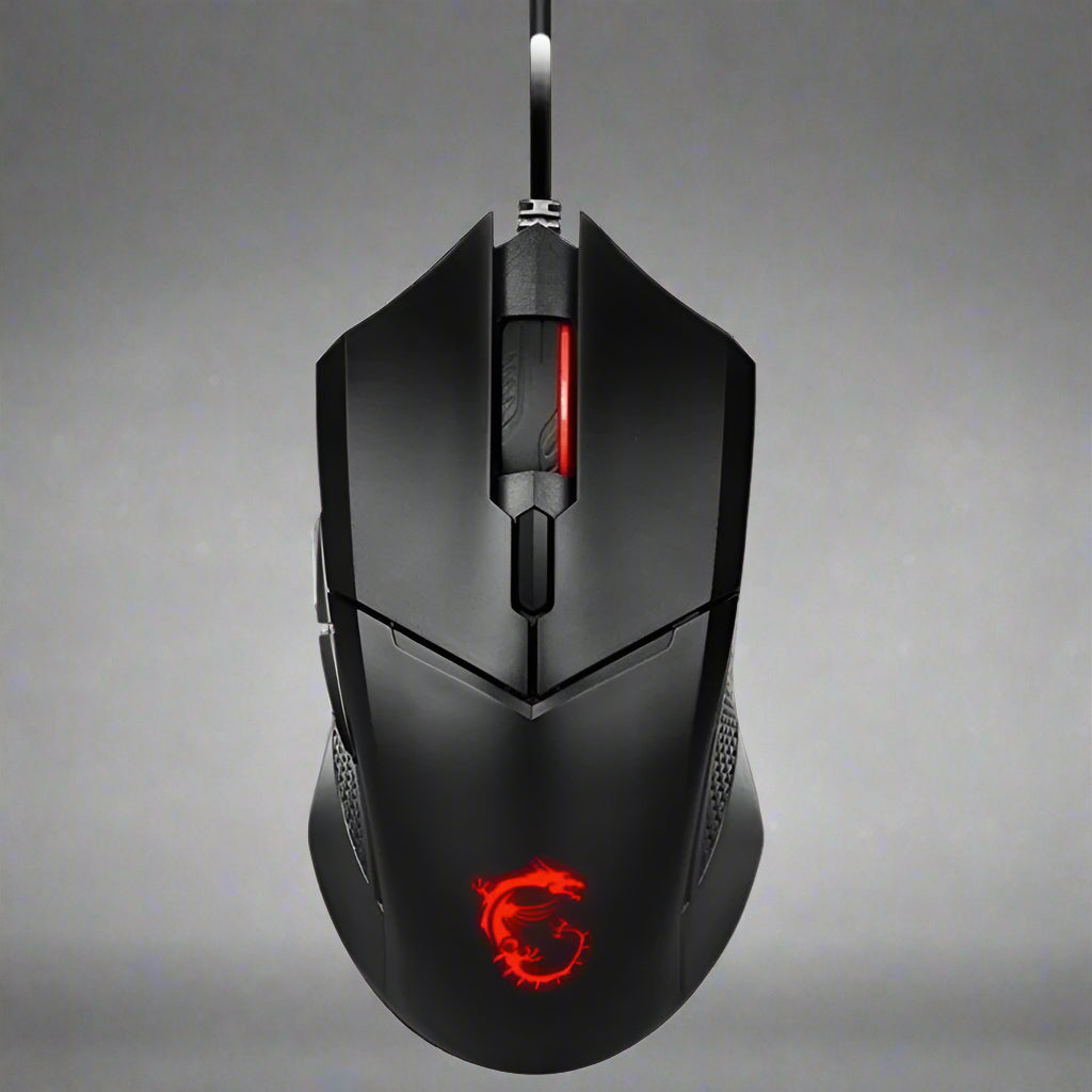 MSI CLUTCH GM08 RGB Optical Gaming Mouse Black-0