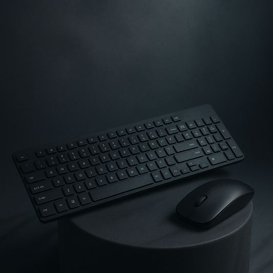 Wireless Keyboard & Mouse Combo – Black